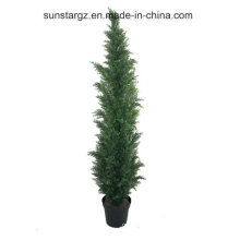 PE Pond Cypress Tree Artificial Plant Potted for Department Store Decoration (50322)